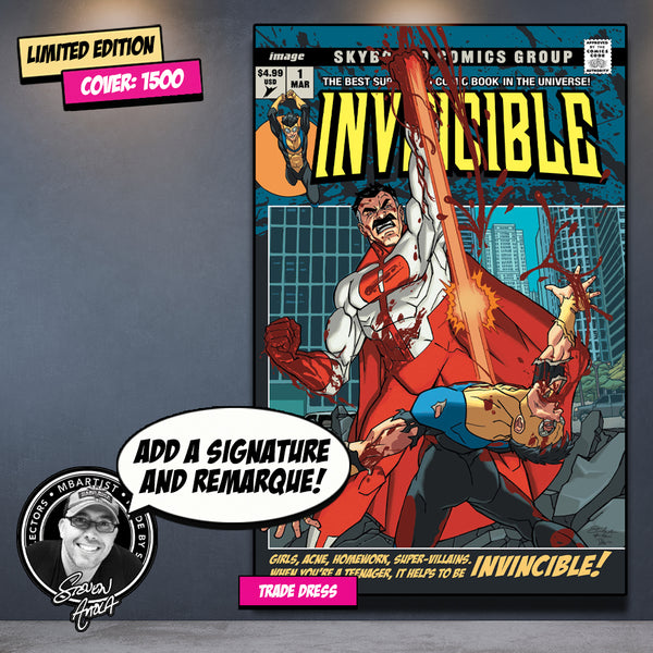 Invincible #1 エクスクルーシブ表紙 アメコミリーフ Invincible1-ACover_grande.jpg?