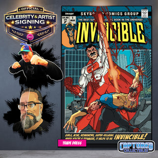 PREORDER | INVINCIBLE #1 VARIANT EXCLUSIVE BY STEVEN AHOLA | ARTIST TEAM-UP SIGNATURE