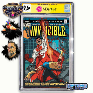 PREORDER | INVINCIBLE #1 VARIANT EXCLUSIVE BY STEVEN AHOLA | ARTIST TEAM-UP SIGNATURE | CGC 9.6+ YELLOW LABEL