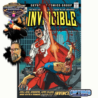 PREORDER | INVINCIBLE #1 VARIANT EXCLUSIVE BY STEVEN AHOLA | ARTIST TEAM-UP SIGNATURE
