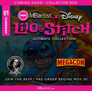 COLLECTOR BOX, COMING SOON | LILO & STITCH #1 by James C. Mulligan | Megacon