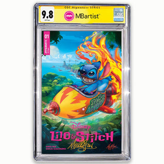 COMIC BOOK, PREORDER | LILO & STITCH #1: EXCLUSIVE VARIANT BY JAMES C. MULLIGAN | CGC 9.6+ YELLOW LABEL