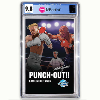 COMIC BOOK, PREORDER | FAME: MIKE TYSON'S PUNCH OUT!! EXCLUSIVE VARIANT by Bob McLeod | VS JAKE PAUL, CGC 9.8 BLUE LABEL