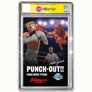 COMIC BOOK, PREORDER | FAME: MIKE TYSON'S PUNCH OUT!! EXCLUSIVE VARIANT by Bob McLeod | VS JAKE PAUL, CGC 9.6+ YELLOW LABEL