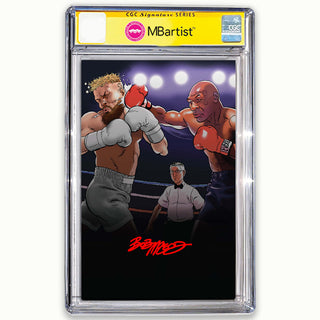 COMIC BOOK, PREORDER | FAME: MIKE TYSON'S PUNCH OUT!! EXCLUSIVE VARIANT by Bob McLeod | VS JAKE PAUL, CGC 9.6+ YELLOW LABEL