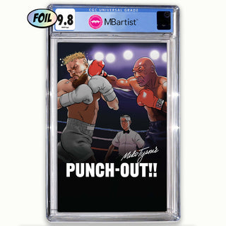 COMIC BOOK, PREORDER | FAME: MIKE TYSON'S PUNCH OUT!! EXCLUSIVE VARIANT by Bob McLeod | VS JAKE PAUL, CGC 9.8 BLUE LABEL