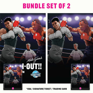 COMIC BOOK | FAME: MIKE TYSON'S PUNCH OUT!! EXCLUSIVE VARIANT by Bob McLeod | VS LITTLE MAC, SET OF 2