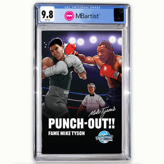 COMIC BOOK, PREORDER | FAME: MIKE TYSON'S PUNCH OUT!! EXCLUSIVE VARIANT by Bob McLeod | VS LITTLE MAC, CGC 9.8 BLUE LABEL