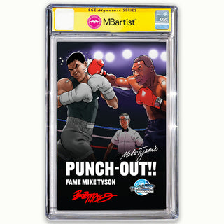 COMIC BOOK, PREORDER | FAME: MIKE TYSON'S PUNCH OUT!! EXCLUSIVE VARIANT by Bob McLeod | VS LITTLE MAC, CGC 9.6+ YELLOW LABEL