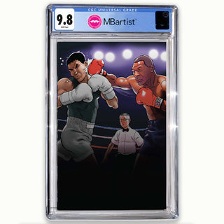 COMIC BOOK, PREORDER | FAME: MIKE TYSON'S PUNCH OUT!! EXCLUSIVE VARIANT by Bob McLeod | VS LITTLE MAC, CGC 9.8 BLUE LABEL