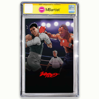 COMIC BOOK, PREORDER | FAME: MIKE TYSON'S PUNCH OUT!! EXCLUSIVE VARIANT by Bob McLeod | VS LITTLE MAC, CGC 9.6+ YELLOW LABEL