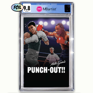 COMIC BOOK, PREORDER | FAME: MIKE TYSON'S PUNCH OUT!! EXCLUSIVE VARIANT by Bob McLeod | VS LITTLE MAC, CGC 9.8 BLUE LABEL