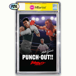 COMIC BOOK, PREORDER | FAME: MIKE TYSON'S PUNCH OUT!! EXCLUSIVE VARIANT by Bob McLeod | VS LITTLE MAC, CGC 9.6+ YELLOW LABEL