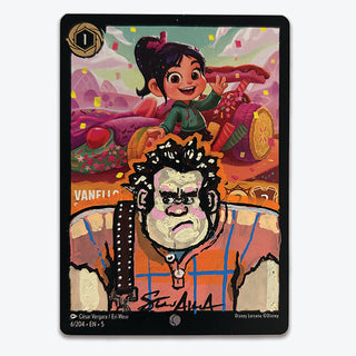 ORIGINAL ART | WRECK-IT-RALPH REMARQUE by Steven Ahola | LORCANA CARD