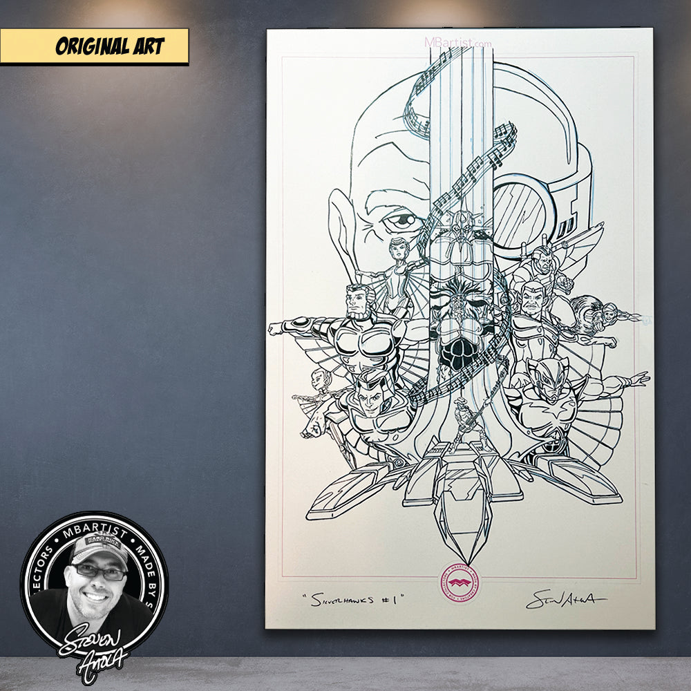ORIGINAL ART | SILVERHAWKS #1: EXCLUSIVE VARIANT by Steven Ahola – MBartist