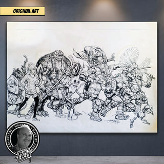 ORIGINAL ART | TEENAGE MUTANT NINJA TURTLES #2: VARIANT EXCLUSIVE by John Hebert