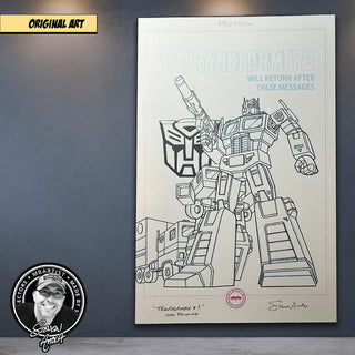 ORIGINAL ART | TRANSFORMERS #1, 10TH PRINT by Steven Ahola