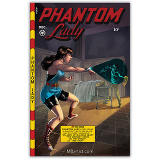 COMIC BOOK | PHANTOM LADY #15 PARTIAL FACSIMILE: Golden Age Tribute by Francine Delgado