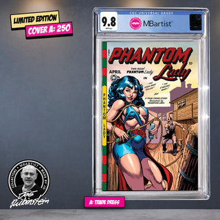 COMIC BOOK, PREORDER | PHANTOM LADY #17 PARTIAL FACSIMILE: Golden Age Tribute by Joe Rubinstein | CGC 9.8 BLUE LABEL