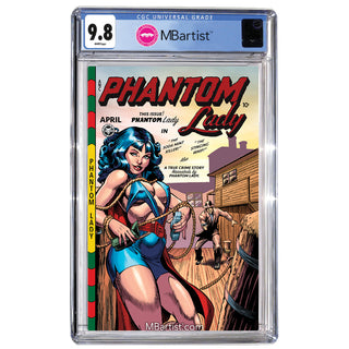 COMIC BOOK, PREORDER | PHANTOM LADY #17 PARTIAL FACSIMILE: Golden Age Tribute by Joe Rubinstein | CGC 9.8 BLUE LABEL