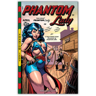 COMIC BOOK | PHANTOM LADY #17 PARTIAL FACSIMILE: Golden Age Tribute by Joe Rubinstein