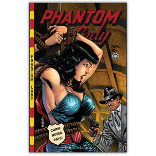 COMIC BOOK | PHANTOM LADY #23 PARTIAL FACSIMILE: Golden Age Tribute by John Hebert