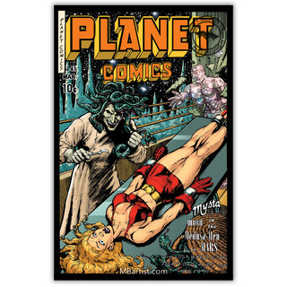 COMIC BOOK | PLANET COMICS #41, 51, 66, 70 PARTIAL FACSIMILE: Golden Age Tribute | SET OF 4