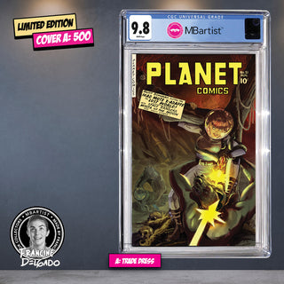 COMIC BOOK, PREORDER | PLANET COMICS #51 PARTIAL FACSIMILE: Golden Age Tribute by Francine Delgado | CGC 9.8 BLUE LABEL