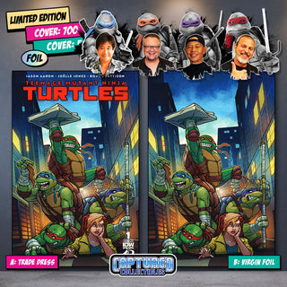 COMIC BOOK, PREORDER | TEENAGE MUTANT NINJA TURTLES #1: VARIANT EXCLUSIVE by Steven Ahola | TURTLE TEAM-UP SIGNATURE