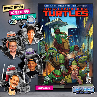 COMIC BOOK, PREORDER | TEENAGE MUTANT NINJA TURTLES #1: VARIANT EXCLUSIVE by Steven Ahola | TURTLE TEAM-UP SIGNATURE