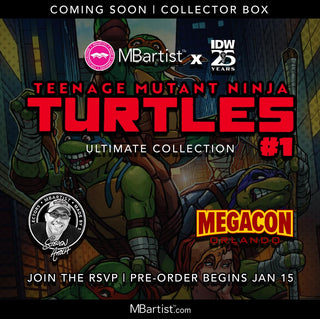 COLLECTOR BOX, COMING SOON | TEENAGE MUTANT NINJA TURTLES #1: by Steven Ahola | Megacon