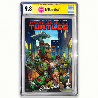 COMIC BOOK, PREORDER | TEENAGE MUTANT NINJA TURTLES #1: EXCLUSIVE VARIANT by Steven Ahola | CGC 9.6+ YELLOW LABEL