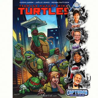 COMIC BOOK, PREORDER | TEENAGE MUTANT NINJA TURTLES #1: VARIANT EXCLUSIVE by Steven Ahola | TURTLE TEAM-UP SIGNATURE