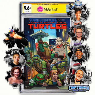 COMIC BOOK, PREORDER | TEENAGE MUTANT NINJA TURTLES #1: VARIANT EXCLUSIVE by Steven Ahola | TMNT ULTIMATE TEAM-UP SIGNATURE  | CGC 9.6+ YELLOW LABEL