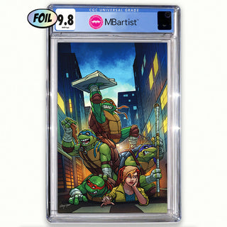 COMIC BOOK, PREORDER | TEENAGE MUTANT NINJA TURTLES #1: EXCLUSIVE VARIANT by Steven Ahola | CGC 9.8 BLUE LABEL