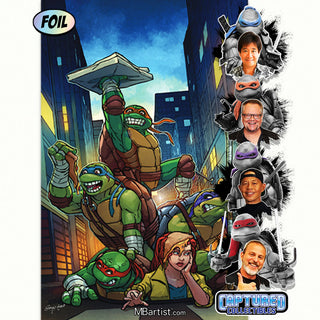 COMIC BOOK, PREORDER | TEENAGE MUTANT NINJA TURTLES #1: VARIANT EXCLUSIVE by Steven Ahola | TURTLE TEAM-UP SIGNATURE