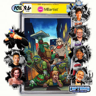 COMIC BOOK, PREORDER | TEENAGE MUTANT NINJA TURTLES #1: VARIANT EXCLUSIVE by Steven Ahola | TMNT ULTIMATE TEAM-UP SIGNATURE  | CGC 9.6+ YELLOW LABEL