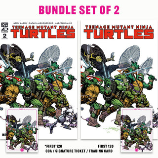 COMIC BOOK | TEENAGE MUTANT NINJA TURTLES #2: by John Hebert | SET OF 2