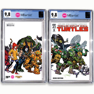 COMIC BOOK, PREORDER | TEENAGE MUTANT NINJA TURTLES #2: by John Hebert | CGC 9.8 BLUE LABEL