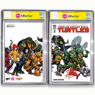 COMIC BOOK, PREORDER | TEENAGE MUTANT NINJA TURTLES #2: by John Hebert | CGC 9.6+ YELLOW LABEL