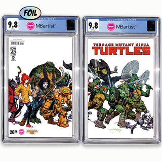 COMIC BOOK, PREORDER | TEENAGE MUTANT NINJA TURTLES #2: by John Hebert | CGC 9.8 BLUE LABEL