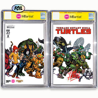 COMIC BOOK, PREORDER | TEENAGE MUTANT NINJA TURTLES #2: by John Hebert | CGC 9.6+ YELLOW LABEL