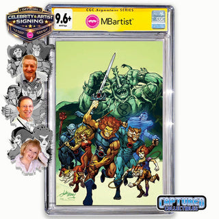 PREORDER | THUNDERCATS #1: VARIANT EXCLUSIVE BY JOHN HEBERT | ORIGINAL CAST SIGNATURE | CGC 9.6+ YELLOW LABEL
