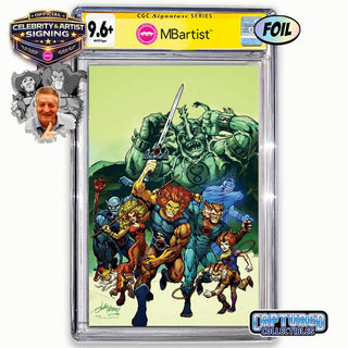 PREORDER | THUNDERCATS #1: VARIANT EXCLUSIVE BY JOHN HEBERT | LION-O SIGNATURE | CGC 9.6+ YELLOW LABEL