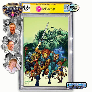 PREORDER | THUNDERCATS #1: VARIANT EXCLUSIVE BY JOHN HEBERT | ORIGINAL CAST SIGNATURE | CGC 9.6+ YELLOW LABEL