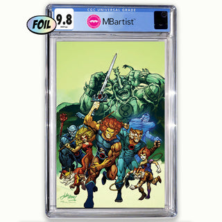 COMIC BOOK, PREORDER | THUNDERCATS #1: EXCLUSIVE VARIANT by John Hebert | CGC 9.8 BLUE LABEL