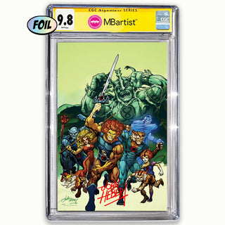 COMIC BOOK, PREORDER | THUNDERCATS #1: EXCLUSIVE VARIANT by John Hebert | CGC 9.6+ YELLOW LABEL