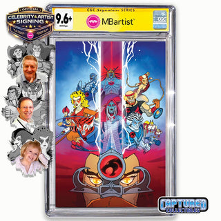 PREORDER | THUNDERCATS #1: VARIANT EXCLUSIVE BY STEVEN AHOLA | ORIGINAL CAST SIGNATURE | CGC 9.6+ YELLOW LABEL