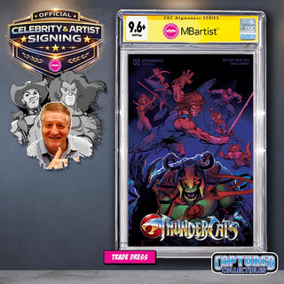 PREORDER | THUNDERCATS #2: VARIANT EXCLUSIVE BY JOE RUBINSTEIN | LION-O SIGNATURE | CGC 9.6+ YELLOW LABEL