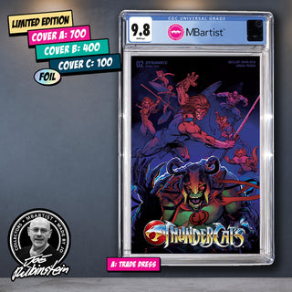 COMIC BOOK, PREORDER | THUNDERCATS #2: EXCLUSIVE VARIANT by Joe Rubinstein | CGC 9.8 BLUE LABEL